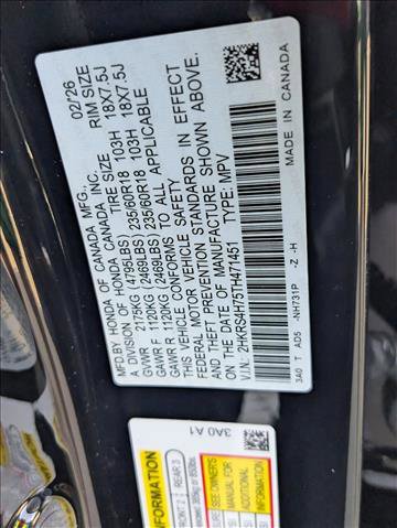 New 2026 Honda CR-V EX-L image 18