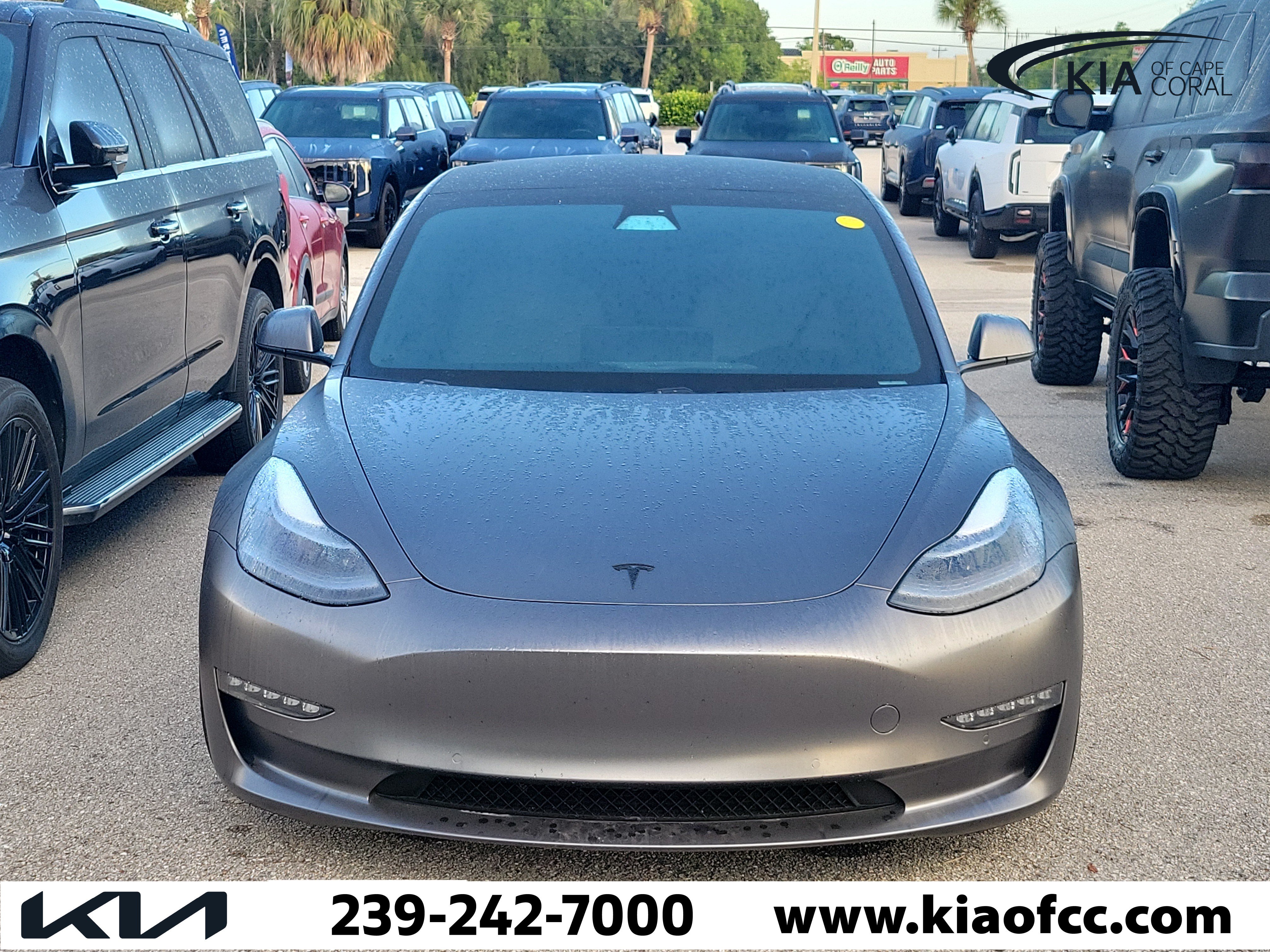 Used 2021 Tesla Model 3 Long Range AWD/4WD image 2