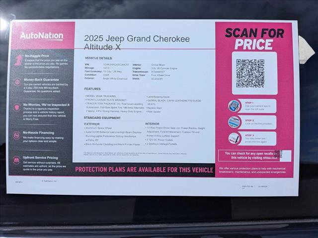 Used 2025 Jeep Grand Cherokee Altitude image 24