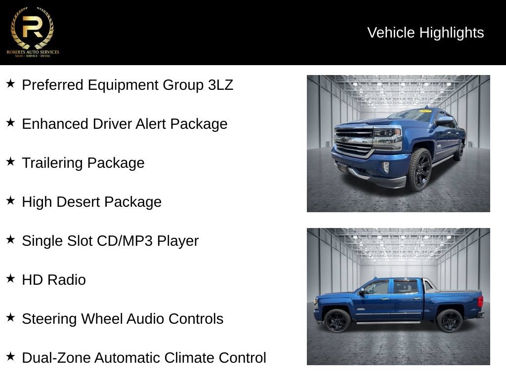 Used 2017 Chevrolet Silverado 1500 High Country w/ High Desert Package AWD/4WD image 10
