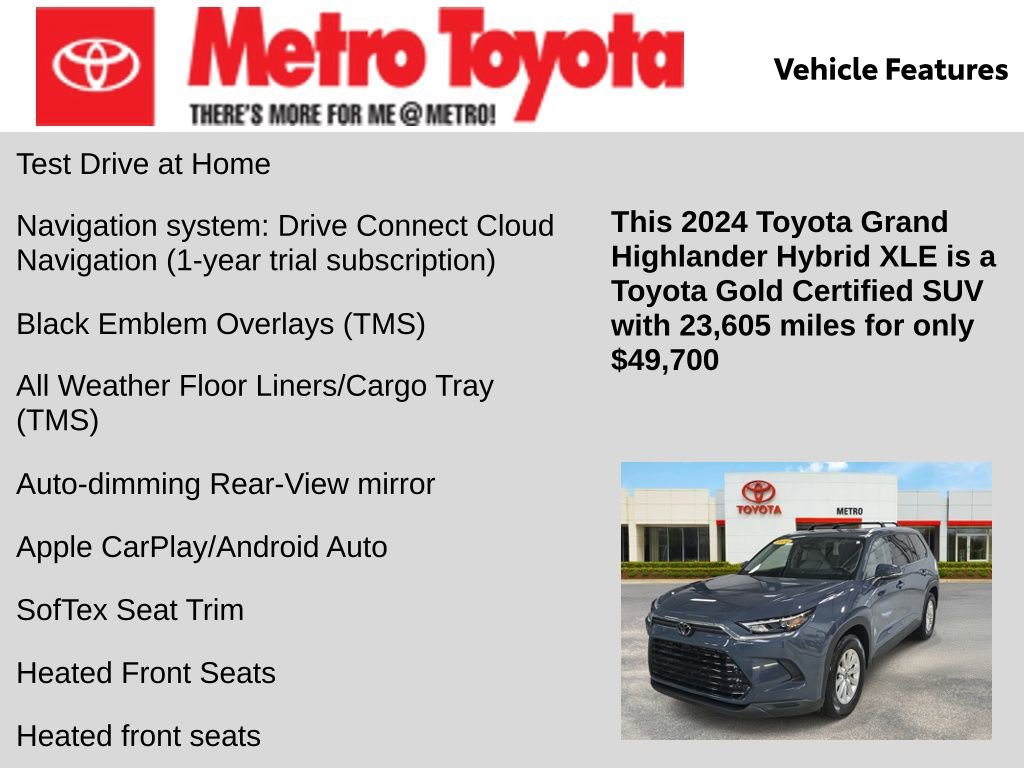 Certified 2024 Toyota Grand Highlander XLE image 21