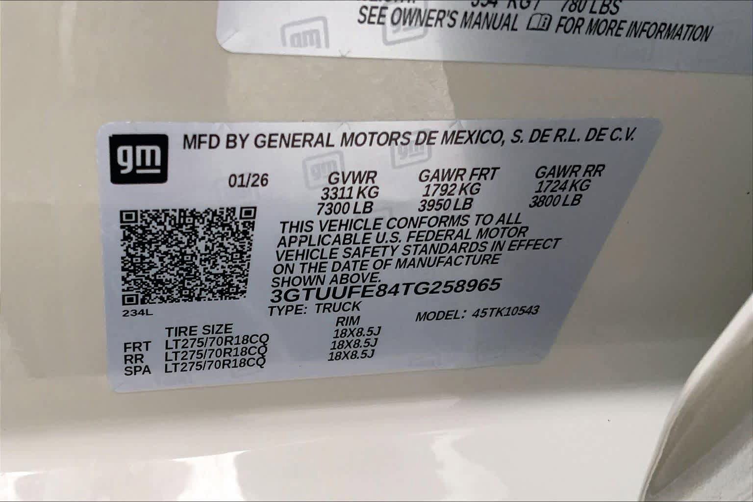 Used 2026 GMC Sierra 1500 AT4X AWD/4WD image 35