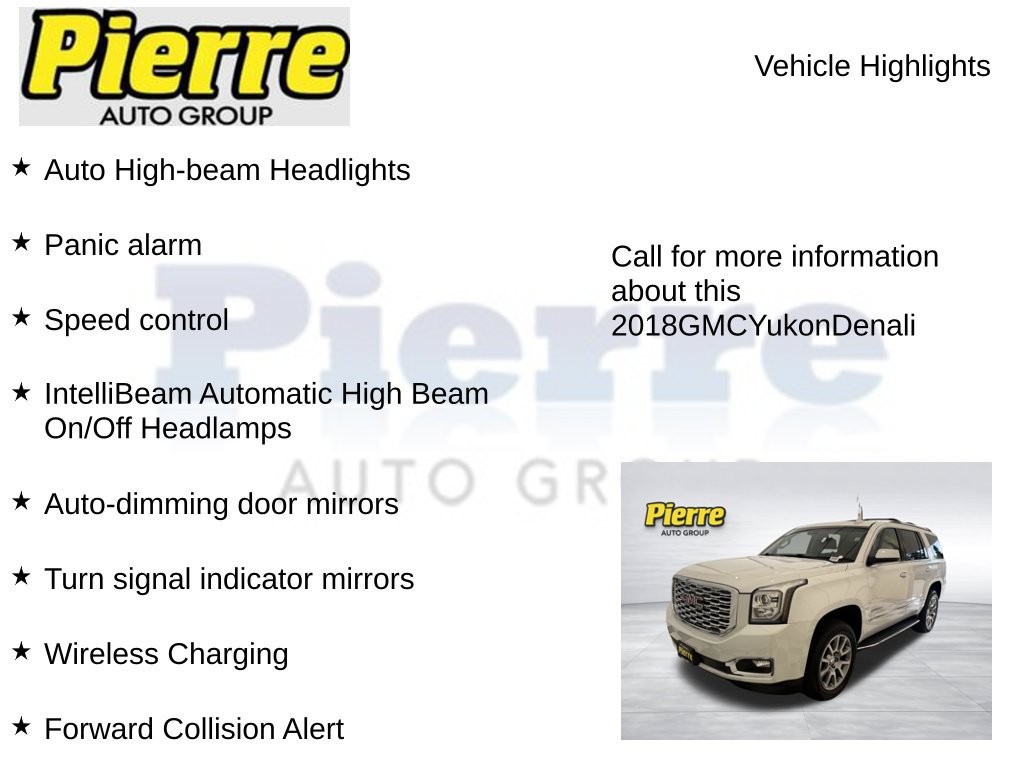 Used 2018 GMC Yukon Denali w/ Open Road Package AWD/4WD image 22