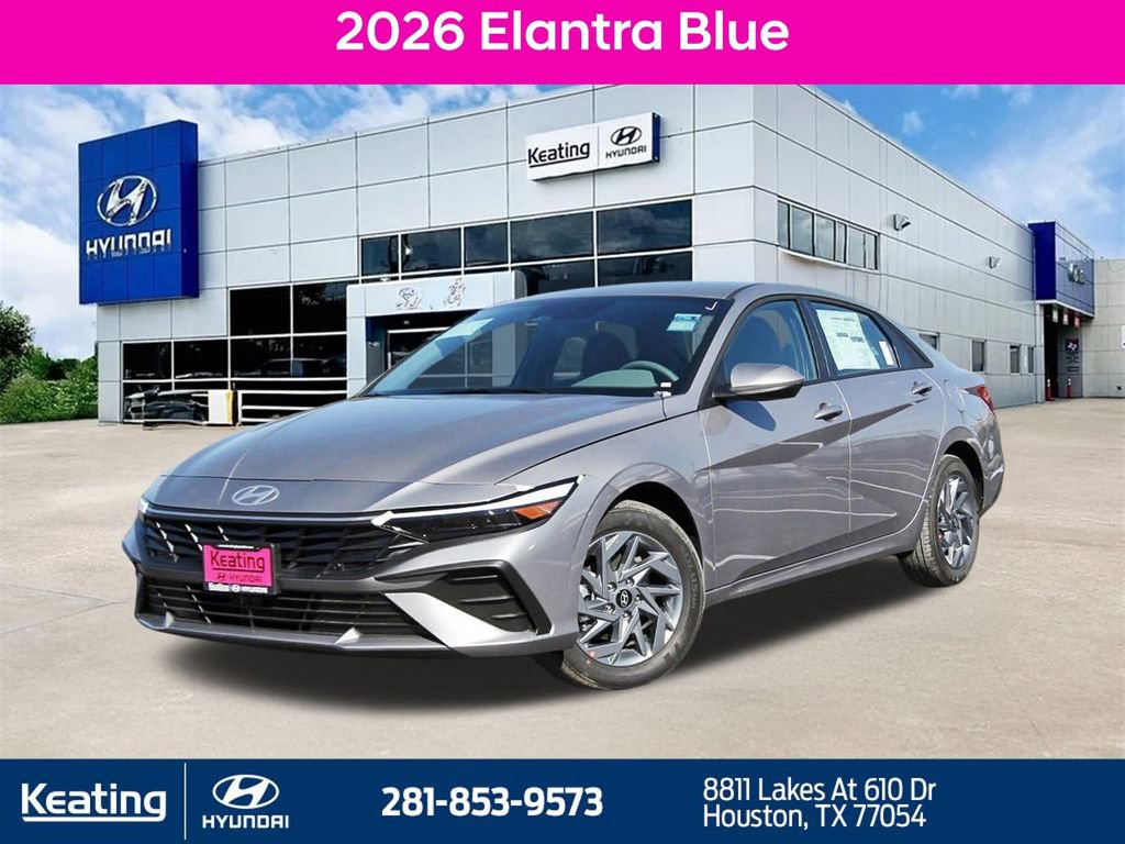 New 2026 Hyundai Elantra Blue w/ Cargo Package image 1