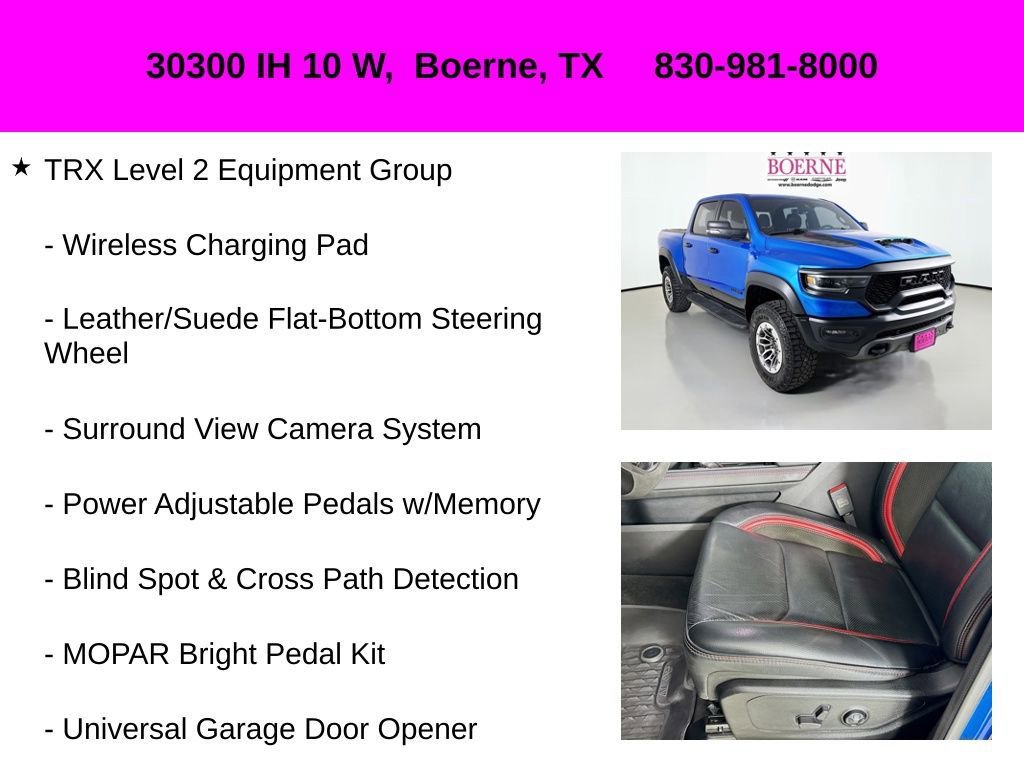 Used 2023 RAM 1500 TRX w/ TRX Level 2 Equipment Group AWD/4WD image 41