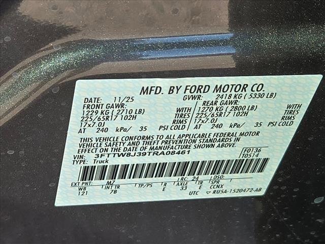 New 2026 Ford Maverick XLT w/ Equipment Group 301A AWD/4WD image 17