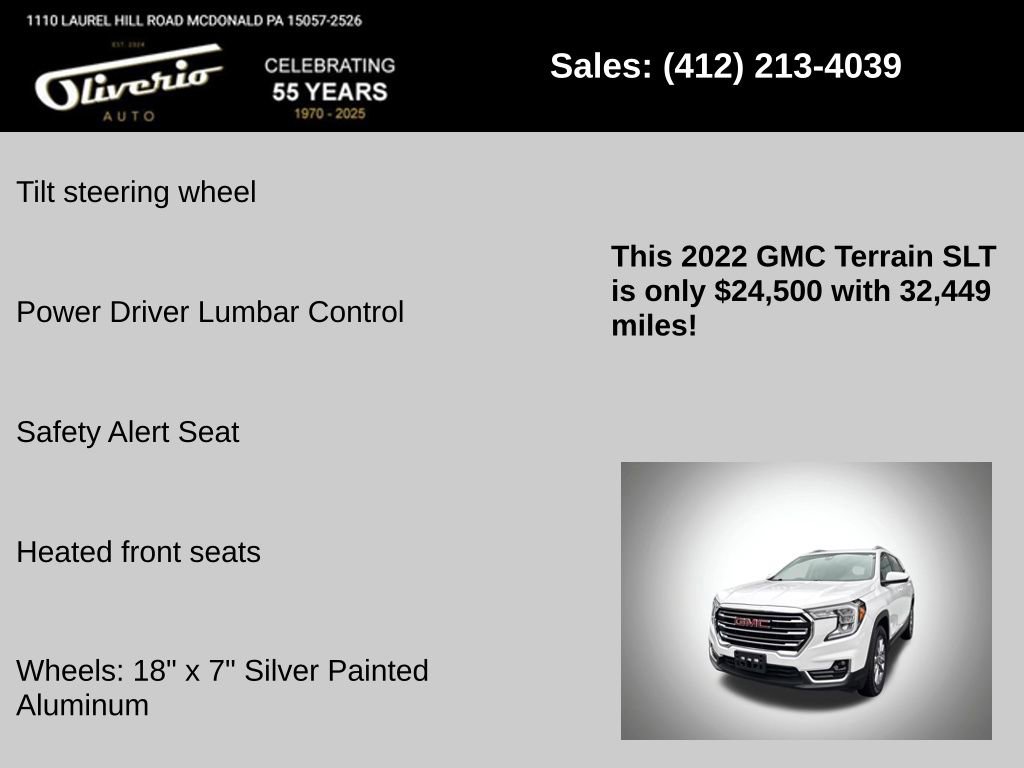 Used 2022 GMC Terrain SLT image 26