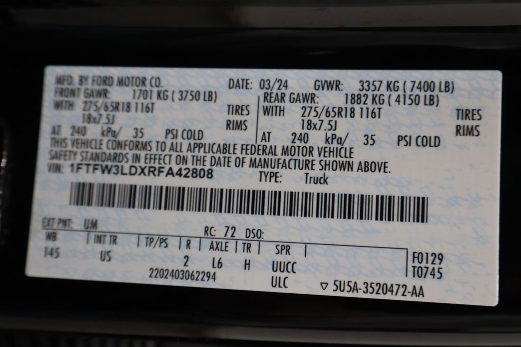 Used 2024 Ford F150 XLT w/ Mobile Office Package image 23