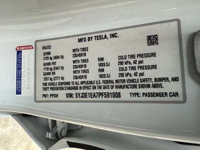 Used 2023 Tesla Model 3 Standard Range image 26