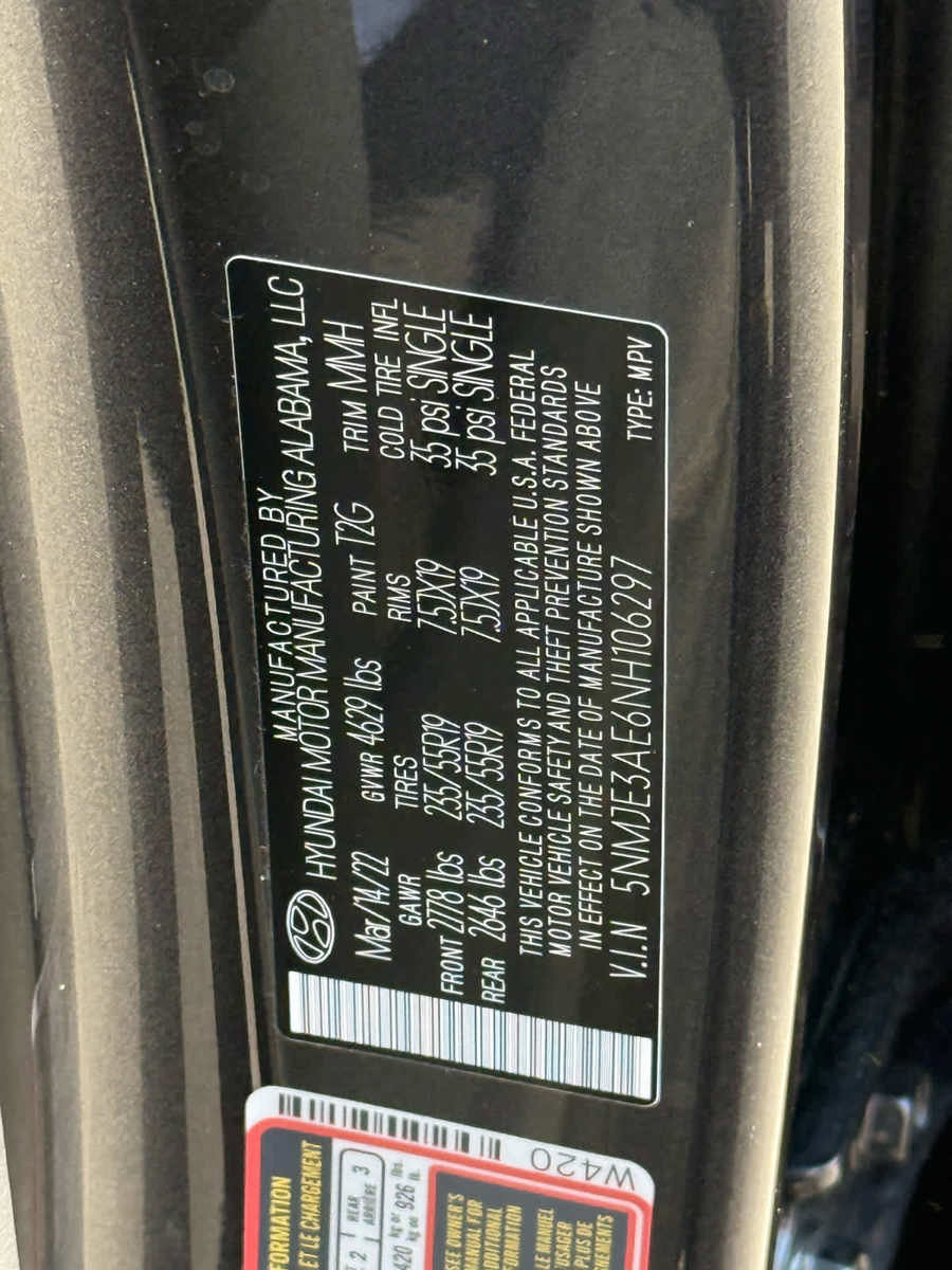 Used 2022 Hyundai Tucson Limited w/ Cargo Package image 32