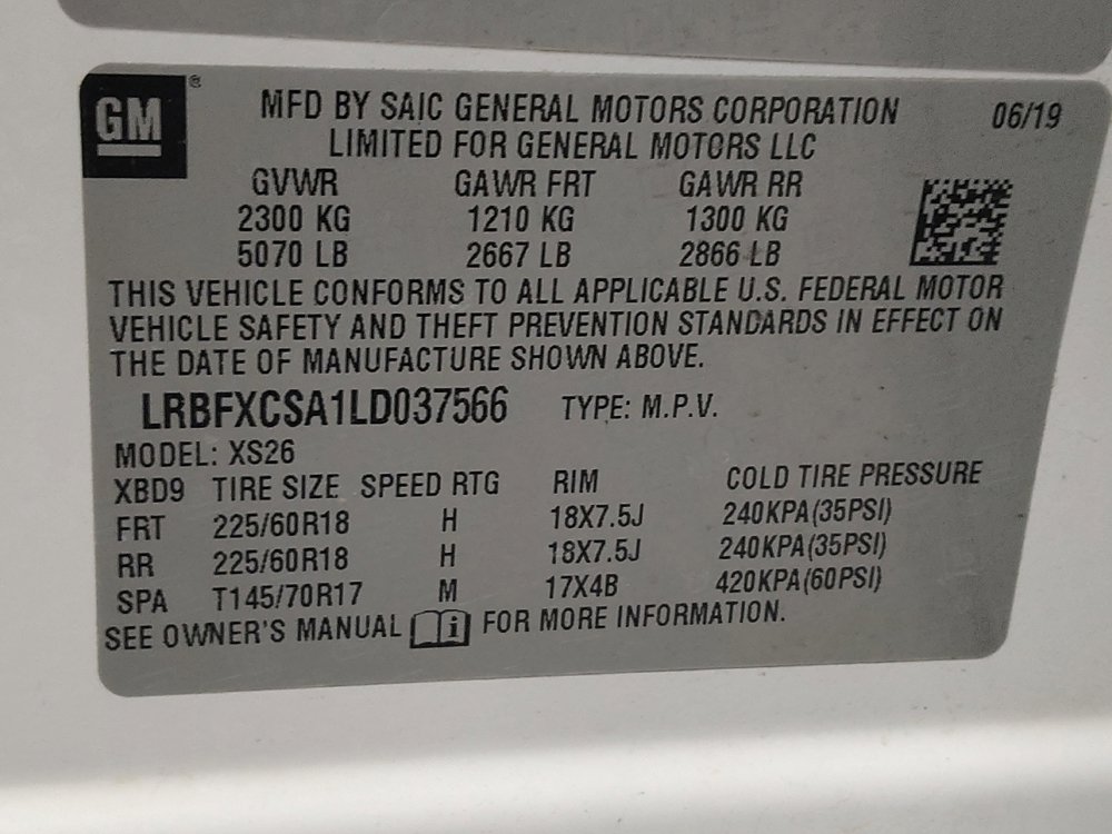 Used 2020 Buick Envision Essence w/ LPO, Cargo Package image 33