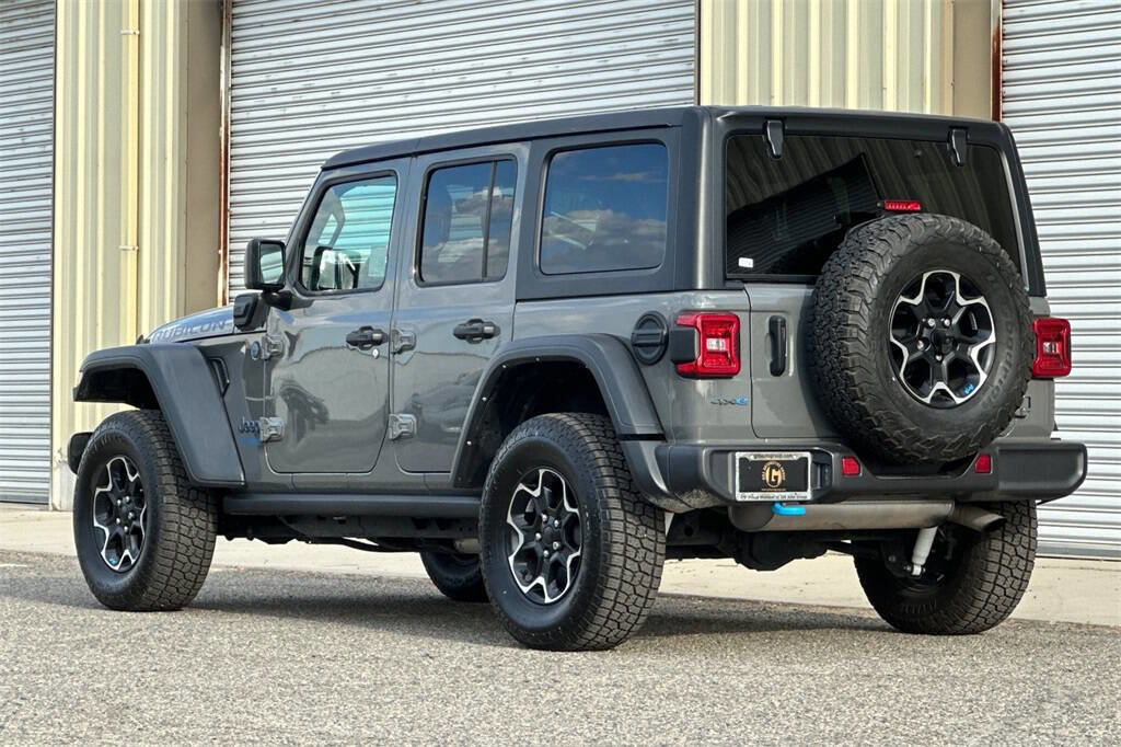 Used 2022 Jeep Wrangler Unlimited Rubicon 4xe w/ Cold Weather Group image 4