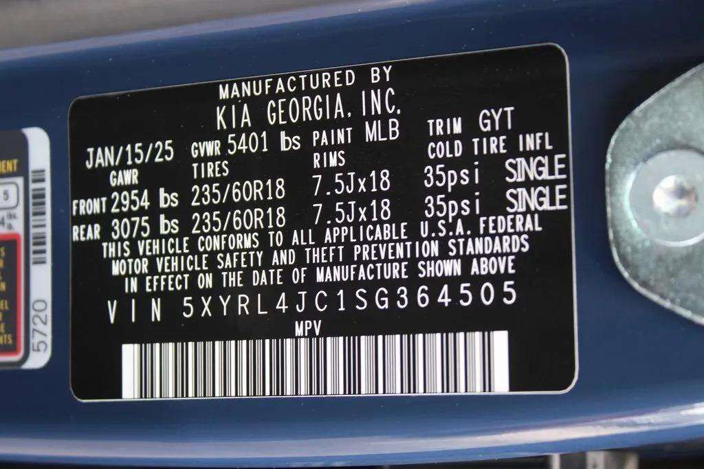 New 2025 Kia Sorento S w/ Panoramic Sunroof Package image 13