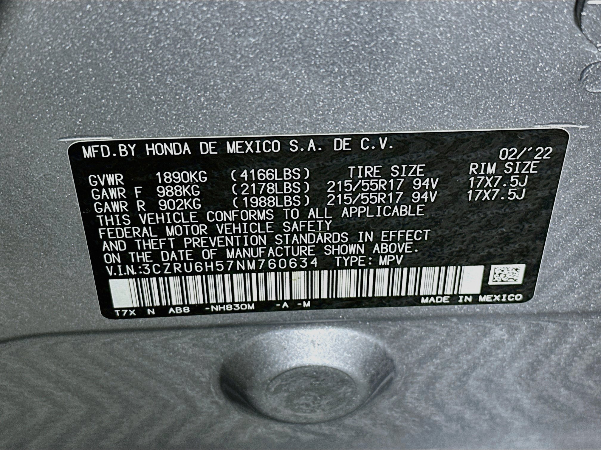 Used 2022 Honda HR-V EX image 12