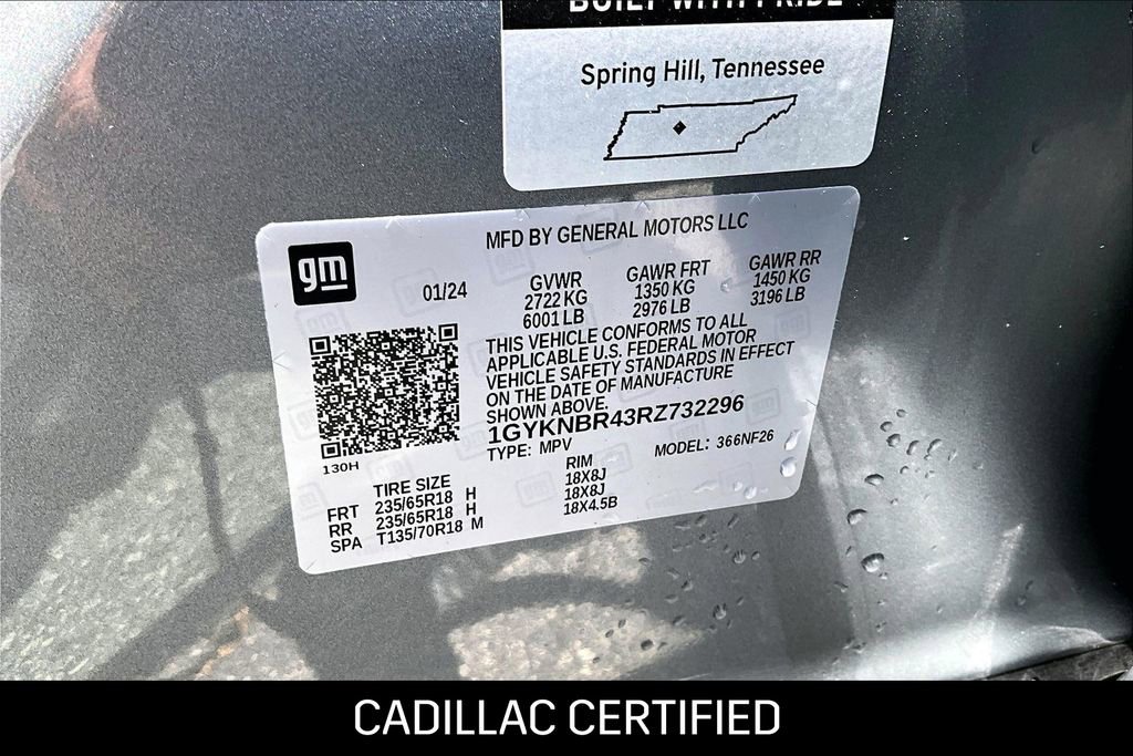 Used 2024 Cadillac XT5 Luxury w/ LPO, Floor Liner Package AWD/4WD image 32