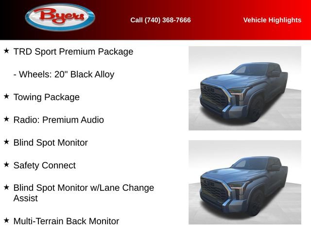 Used 2024 Toyota Tundra SR5 w/ TRD Sport Premium Package AWD/4WD image 12
