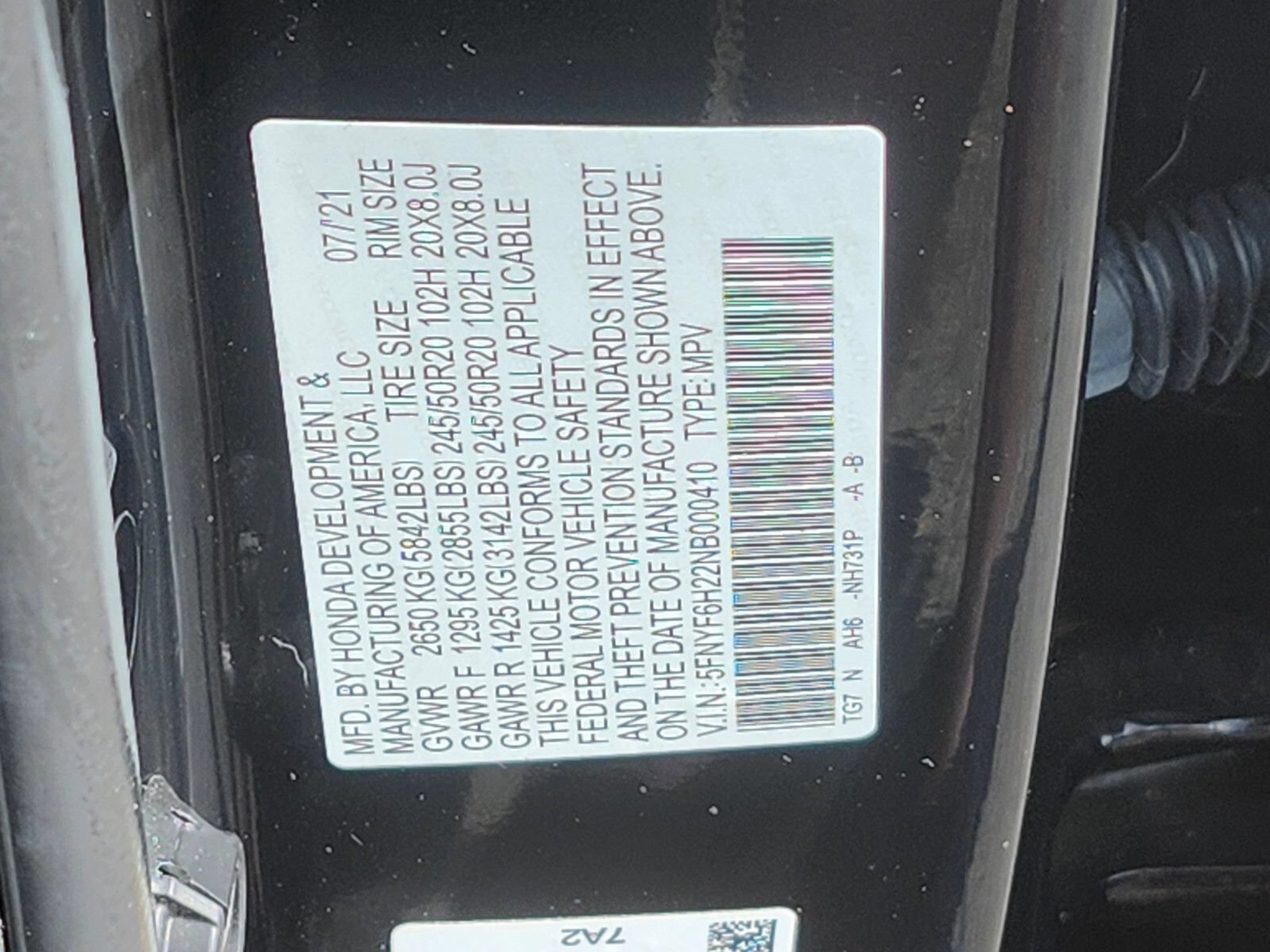 Used 2022 Honda Pilot Special Edition image 33