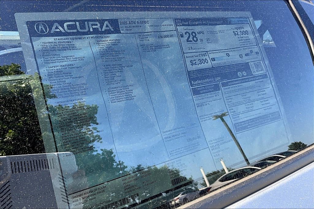 New 2025 Acura ADX A-Spec image 30