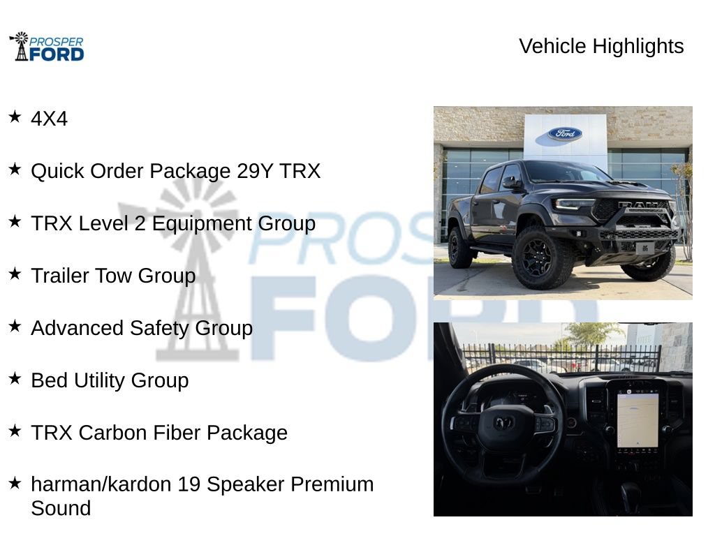 Used 2024 RAM 1500 TRX w/ TRX Level 2 Equipment Group AWD/4WD image 5