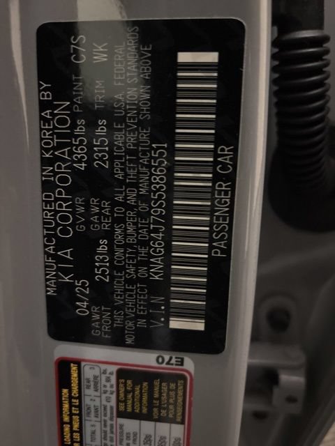Certified 2025 Kia K5 GT-Line FWD image 12