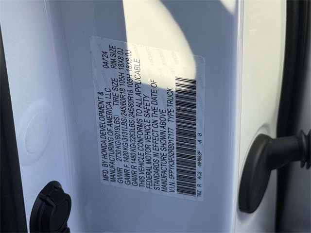 Certified 2024 Honda Ridgeline RTL image 27