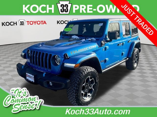 Used 2022 Jeep Wrangler Unlimited Rubicon 4xe w/ Cold Weather Group image 1