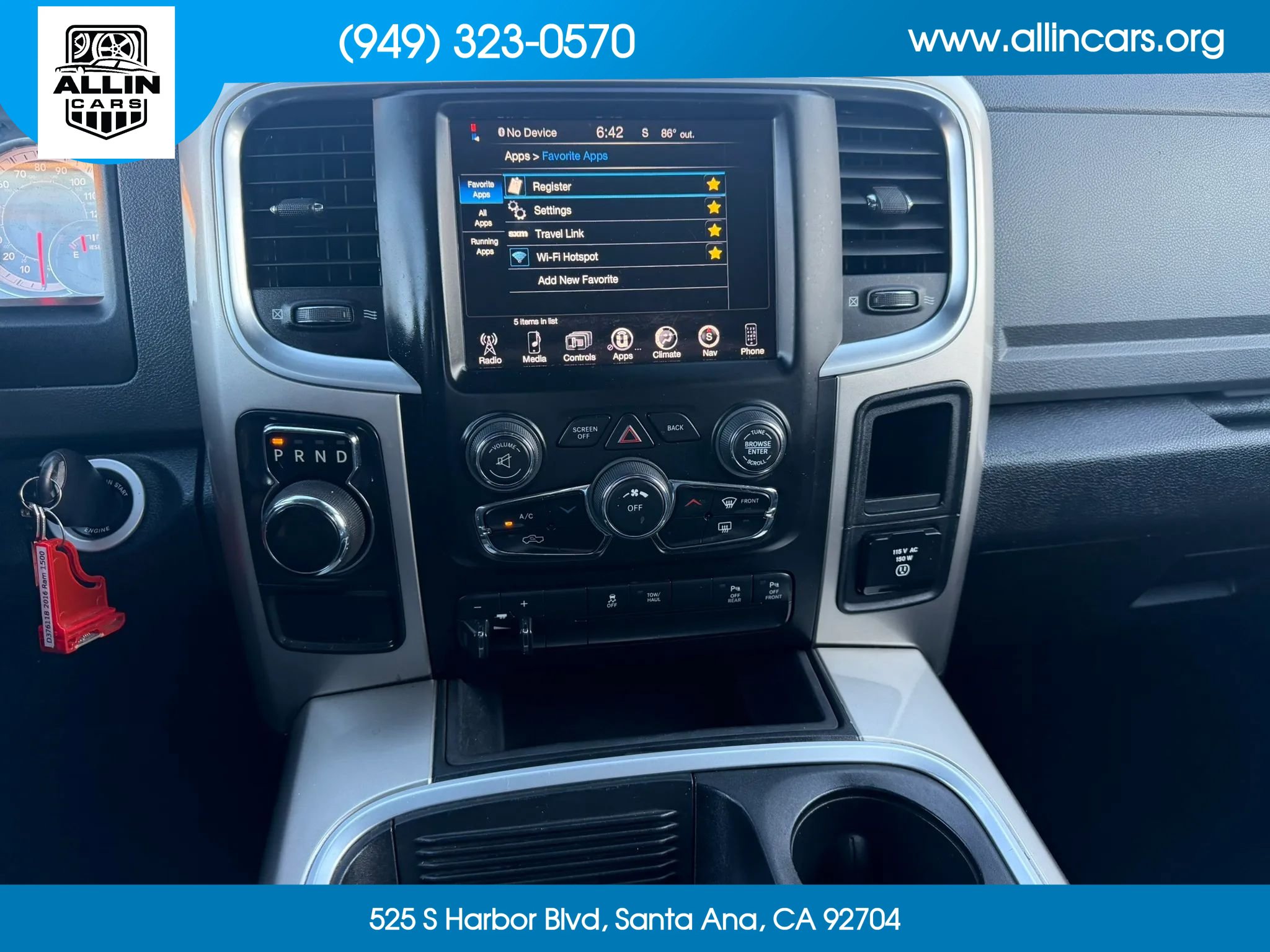 Used 2016 RAM 1500 Big Horn RWD image 8