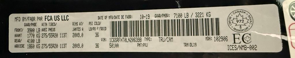 Used 2020 RAM 1500 Limited image 23