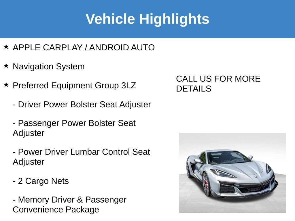 Used 2023 Chevrolet Corvette Z06 w/ Z07 Performance Package RWD image 8