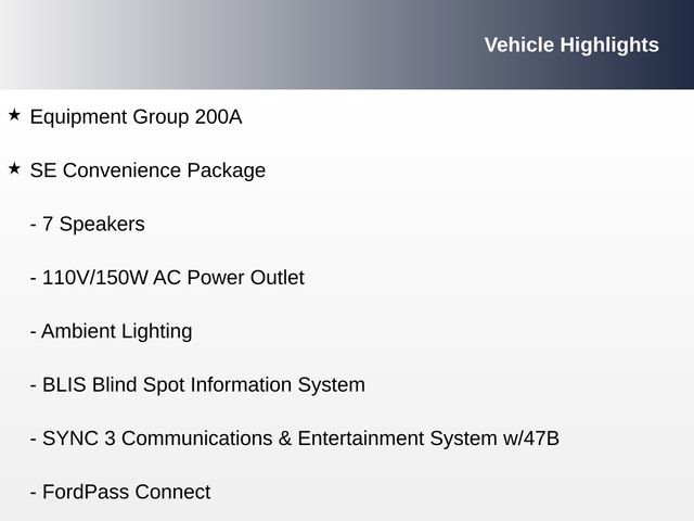 Used 2019 Ford EcoSport SE w/ SE Convenience Package image 8