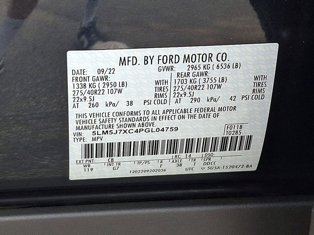 Used 2023 Lincoln Aviator Reserve w/ Equipment Group 201A AWD/4WD image 27