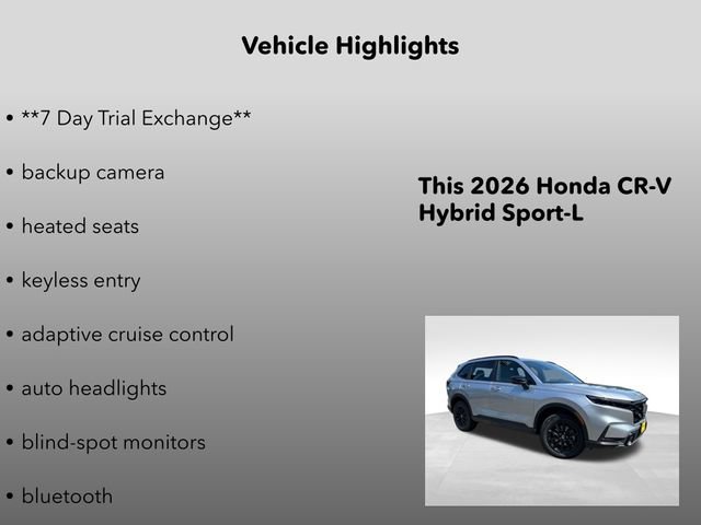 New 2026 Honda CR-V Sport-L image 5