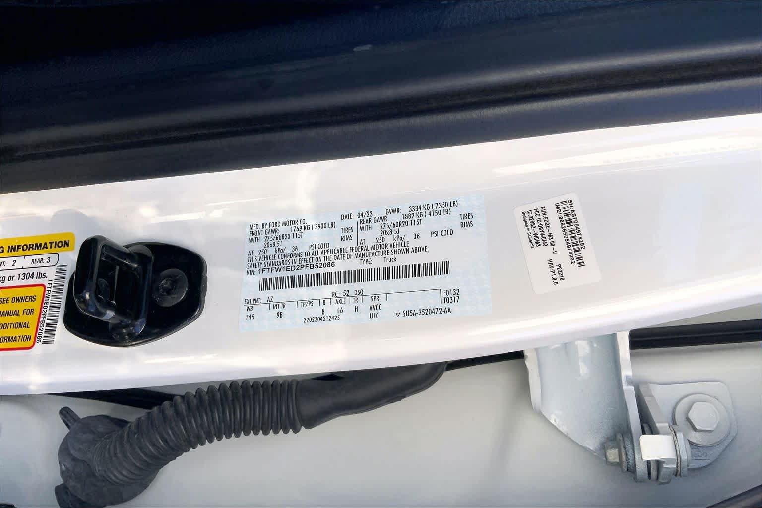 Used 2023 Ford F150 Platinum w/ Equipment Group 701A High AWD/4WD image 37