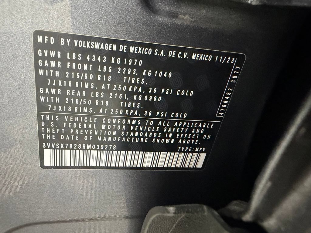 Used 2024 Volkswagen Taos SE FWD image 25