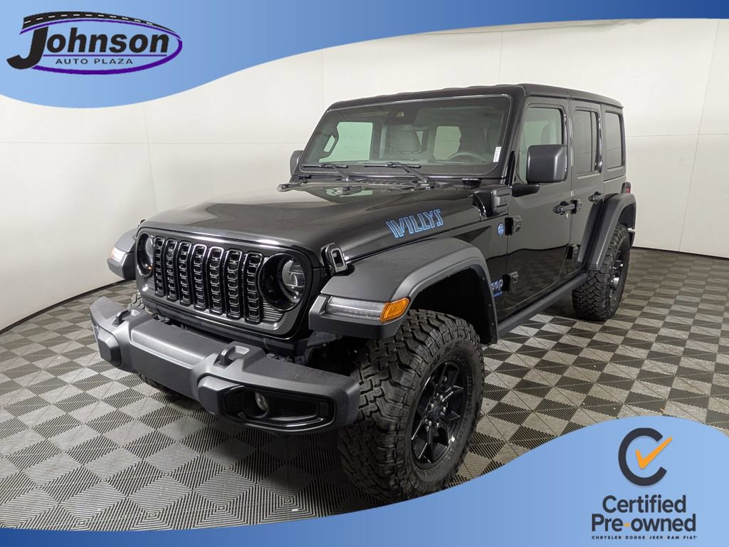 Certified 2025 Jeep Wrangler Unlimited Sport S 4xe