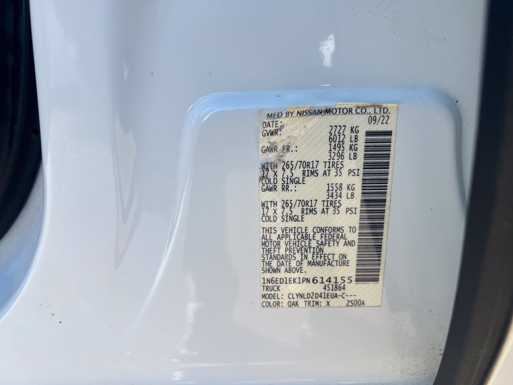 Used 2023 Nissan Frontier PRO-4X w/ Pro Convenience Package AWD/4WD image 26