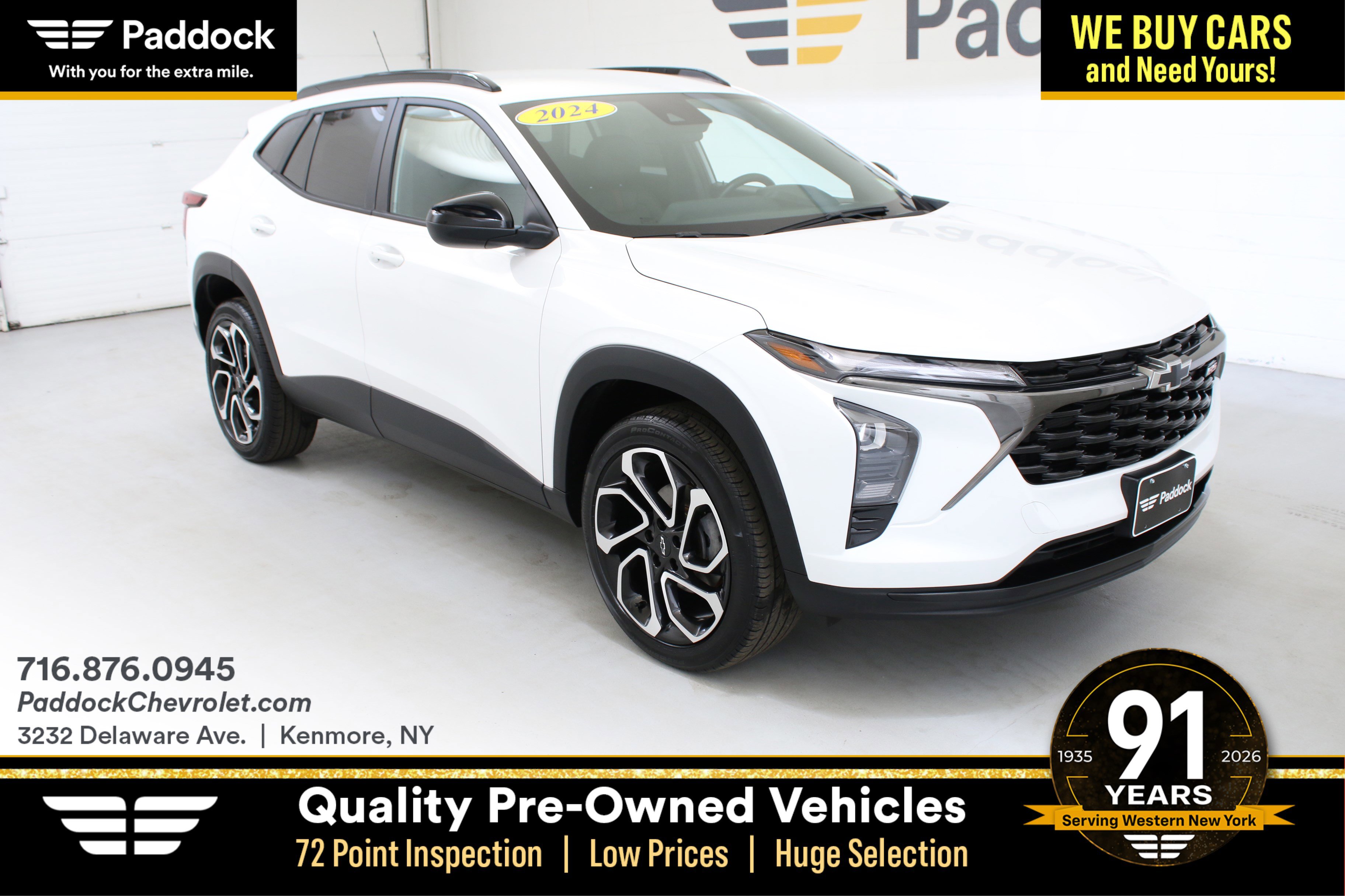 Used 2024 Chevrolet Trax RS w/ Driver Confidence Package image 1