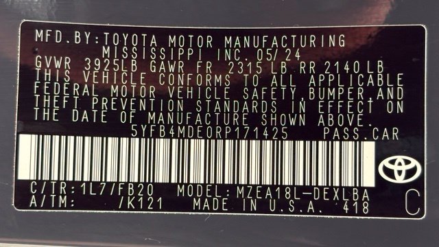 Used 2024 Toyota Corolla LE FWD image 45