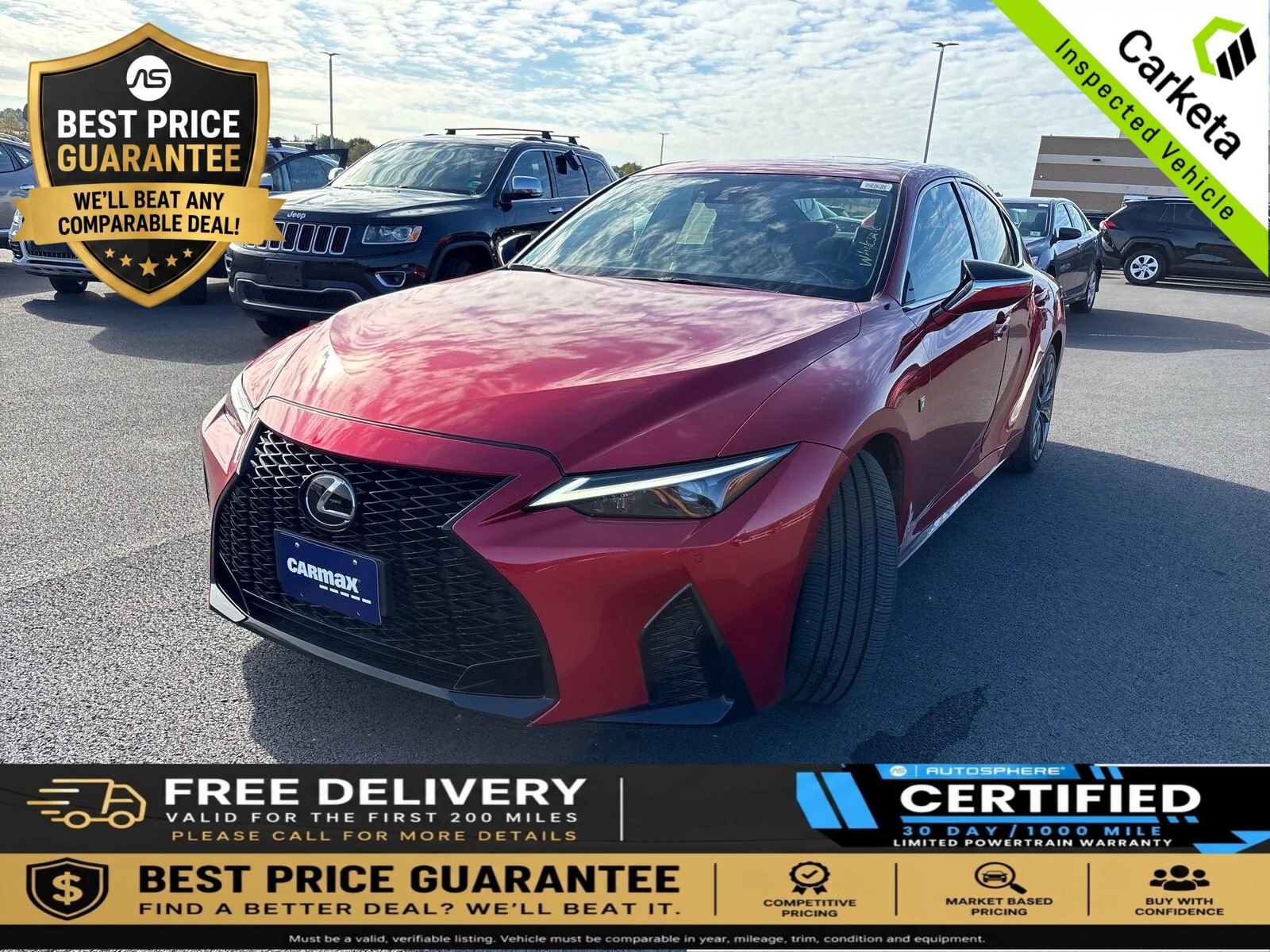 Used 2022 Lexus IS 350 F Sport w/ Memory Package