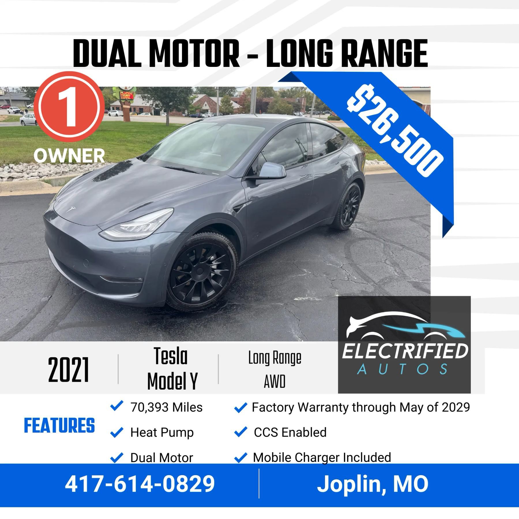 Used 2021 Tesla Model Y Long Range image 1