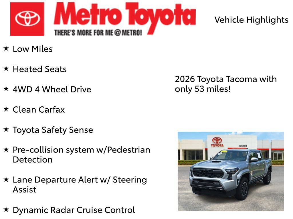 Used 2026 Toyota Tacoma TRD Sport AWD/4WD image 8