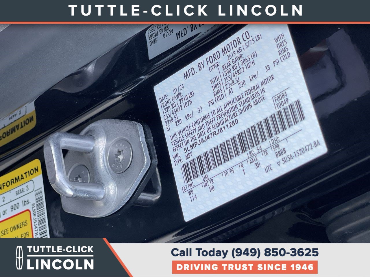 Used 2024 Lincoln Nautilus Black Label AWD/4WD image 33