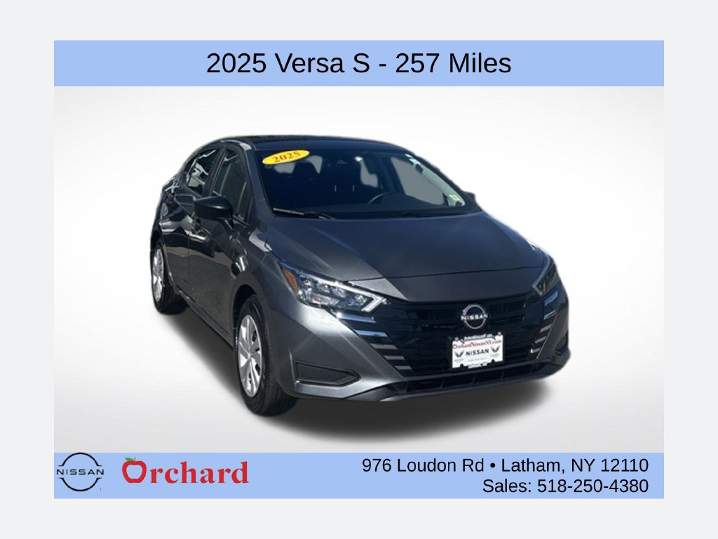 Used 2025 Nissan Versa S w/ Trunk Package