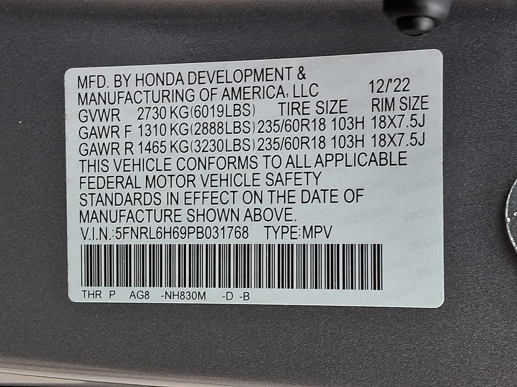 Used 2023 Honda Odyssey EX-L image 29