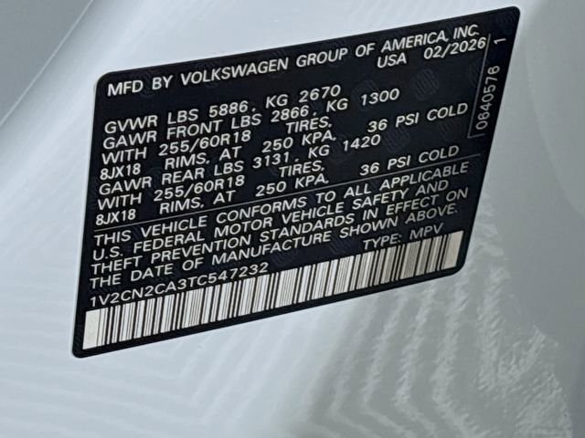 New 2026 Volkswagen Atlas Peak Edition image 35