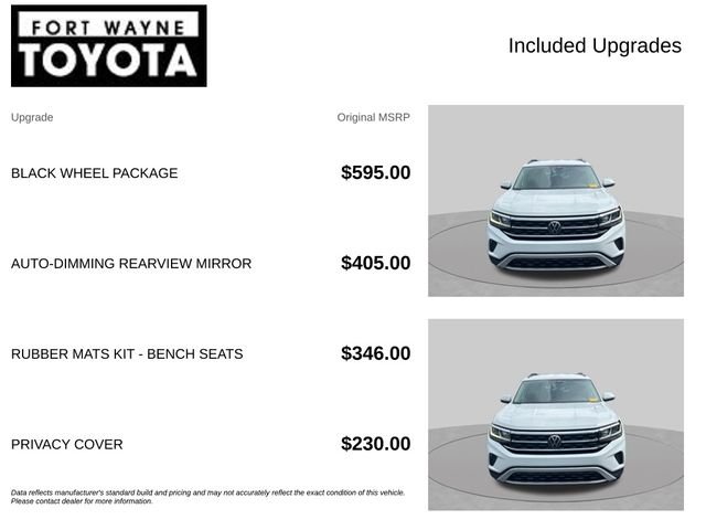 Used 2023 Volkswagen Atlas SE w/ Black Wheel Package FWD image 4