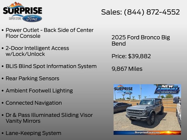 Certified 2025 Ford Bronco Big Bend AWD/4WD image 16