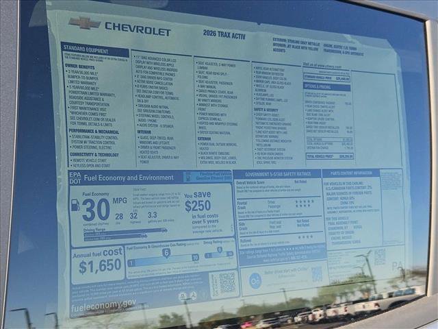 New 2026 Chevrolet Trax ACTIV w/ Driver Confidence Package image 17
