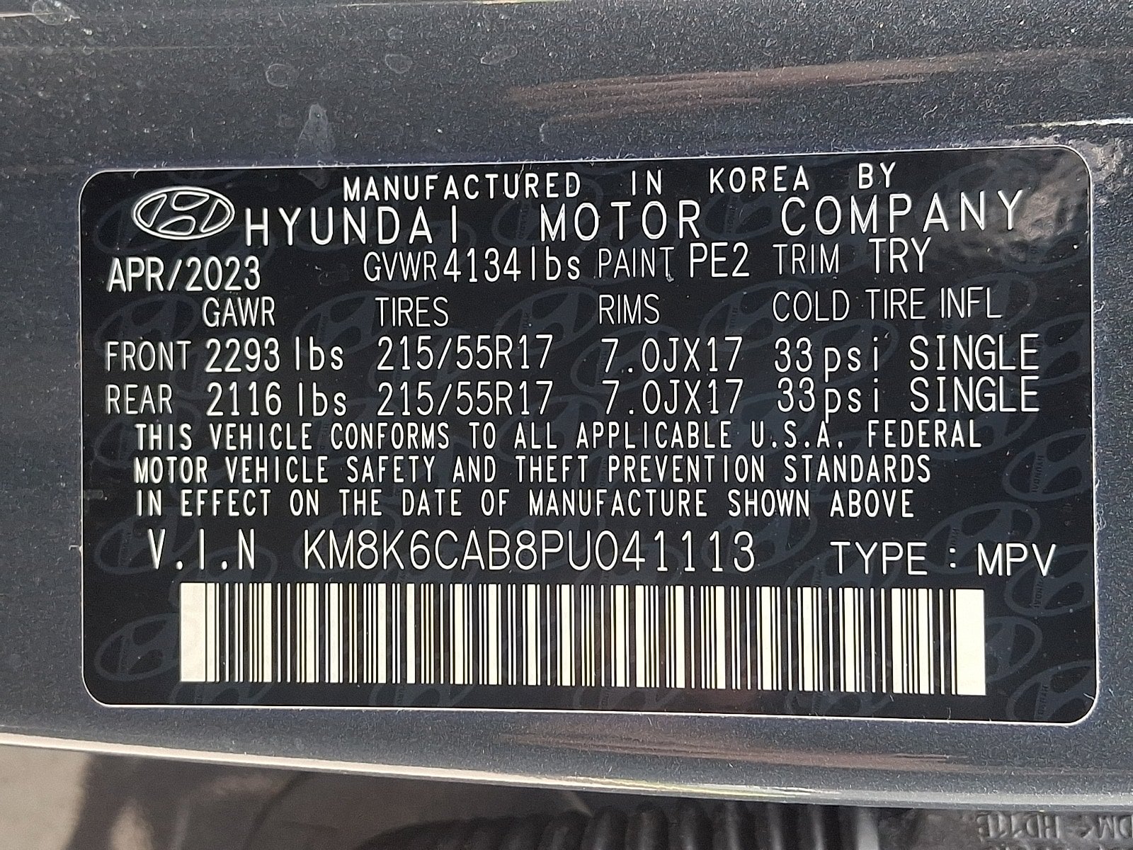 Certified 2023 Hyundai Kona SEL w/ Cargo Package AWD/4WD image 27
