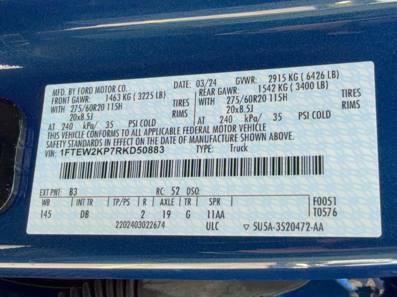 Used 2024 Ford F150 STX w/ Mobile Office Package RWD image 32